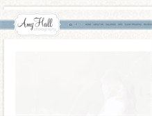 Tablet Screenshot of amyhallphotos.com